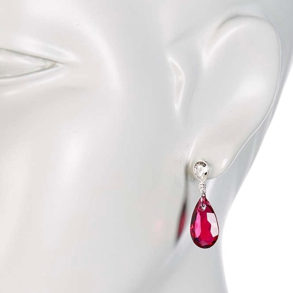 NWT “Spectacular Swarovski ruby set” - Picture 6 of 8